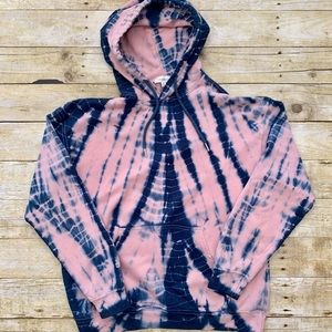 Promesa Pink & Blue Tie Dye Hoodie